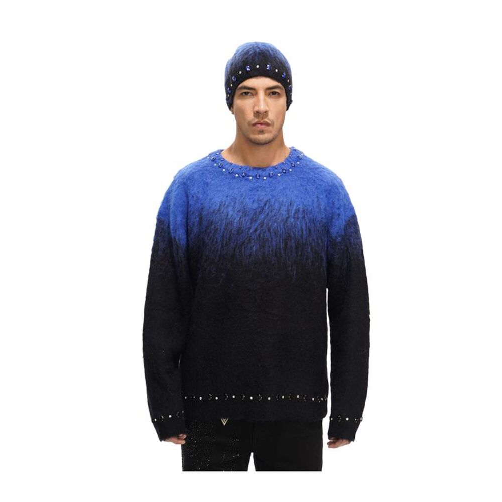 Valabasas Sweatshirt Arranged Mens Blue VLBS-VCR1-1005